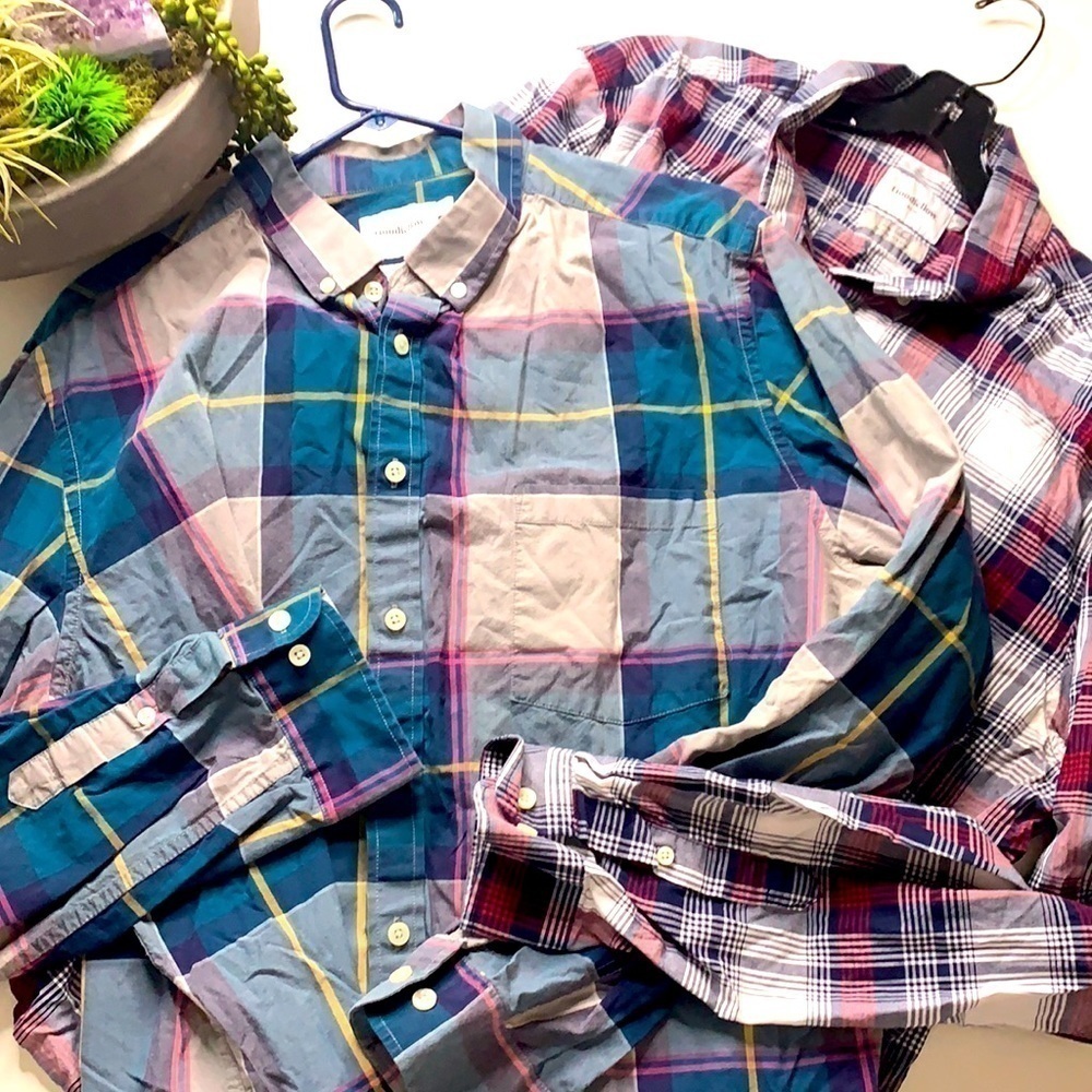 Goodfellow & Co Slim Long Sleeve Collared Men’s XXL Button down shirt bundle